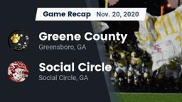 Recap: Greene County  vs. Social Circle  2020