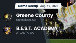 Recap: Greene County  vs. B.E.S.T. ACADEMY  2022