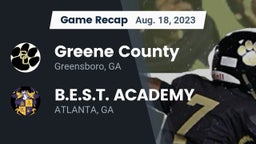 Recap: Greene County  vs. B.E.S.T. ACADEMY  2023
