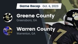 Recap: Greene County  vs. Warren County  2023