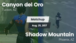 Matchup: Canyon del Oro vs. Shadow Mountain  2017