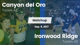 Matchup: Canyon del Oro vs. Ironwood Ridge  2017