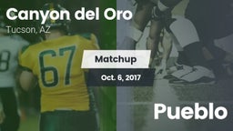 Matchup: Canyon del Oro vs. Pueblo 2017