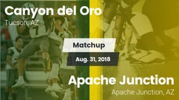 Matchup: Canyon del Oro vs. Apache Junction  2018