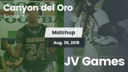 Matchup: Canyon del Oro vs. JV Games 2018