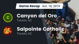 Recap: Canyon del Oro  vs. Salpointe Catholic  2019