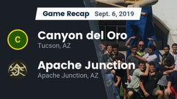 Recap: Canyon del Oro  vs. Apache Junction  2019