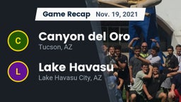 Recap: Canyon del Oro  vs. Lake Havasu  2021