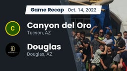 Recap: Canyon del Oro  vs. Douglas  2022