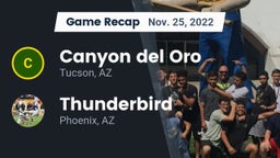 Recap: Canyon del Oro  vs. Thunderbird  2022