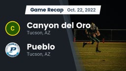 Recap: Canyon del Oro  vs. Pueblo  2022