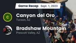 Recap: Canyon del Oro  vs. Bradshaw Mountain  2023