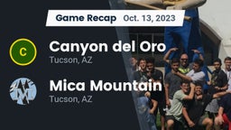 Recap: Canyon del Oro  vs. Mica Mountain  2023