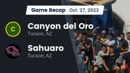 Recap: Canyon del Oro  vs. Sahuaro  2023