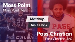 Matchup: Moss Point vs. Pass Christian  2016