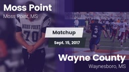 Matchup: Moss Point vs. Wayne County  2017