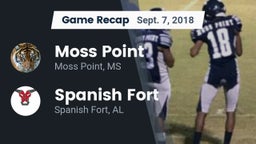 Recap: Moss Point  vs. Spanish Fort  2018