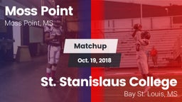 Matchup: Moss Point vs. St. Stanislaus College 2018