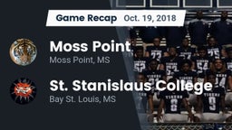 Recap: Moss Point  vs. St. Stanislaus College 2018