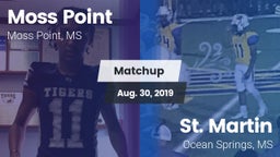 Matchup: Moss Point vs. St. Martin  2019