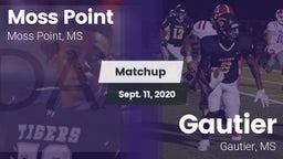 Matchup: Moss Point vs. Gautier  2020