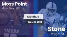 Matchup: Moss Point vs. Stone  2020