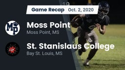 Recap: Moss Point  vs. St. Stanislaus College 2020