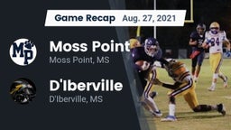 Recap: Moss Point  vs. D'Iberville  2021