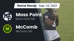 Recap: Moss Point  vs. McComb  2022