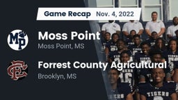 Recap: Moss Point  vs. Forrest County Agricultural  2022
