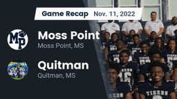 Recap: Moss Point  vs. Quitman  2022