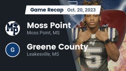 Recap: Moss Point  vs. Greene County  2023