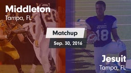 Matchup: Middleton vs. Jesuit  2016