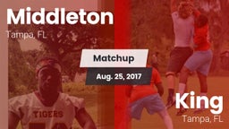 Matchup: Middleton vs. King  2017