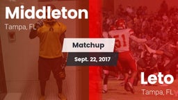 Matchup: Middleton vs. Leto  2017