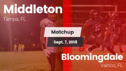 Matchup: Middleton vs. Bloomingdale  2018
