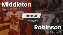 Matchup: Middleton vs. Robinson  2018