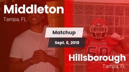 Matchup: Middleton vs. Hillsborough  2019