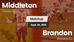 Matchup: Middleton vs. Brandon  2019