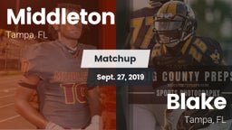 Matchup: Middleton vs. Blake  2019