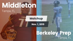 Matchup: Middleton vs. Berkeley Prep  2019
