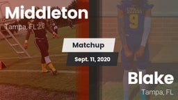 Matchup: Middleton vs. Blake  2020