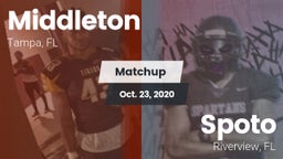 Matchup: Middleton vs. Spoto  2020