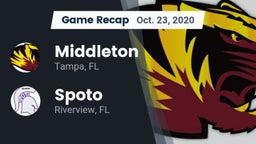 Recap: Middleton  vs. Spoto  2020