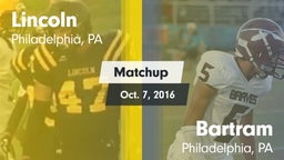 Matchup: Lincoln vs. Bartram  2016