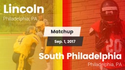 Matchup: Lincoln vs. South Philadelphia  2017
