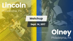 Matchup: Lincoln vs. Olney  2017