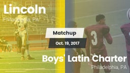 Matchup: Lincoln vs. Boys' Latin Charter  2017