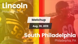 Matchup: Lincoln vs. South Philadelphia  2019