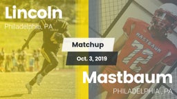 Matchup: Lincoln vs. Mastbaum 2019